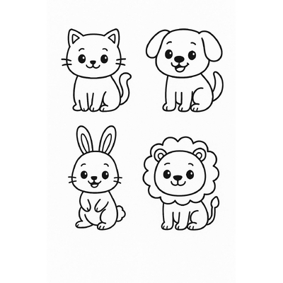 Coloring Pages for Kids Ages 5–6 – Simple and Easy to Color | Latest 2026