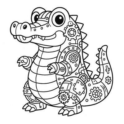 Crocodile Coloring Pages for Kids 2026 – Easy-to-Download PDF Sheets