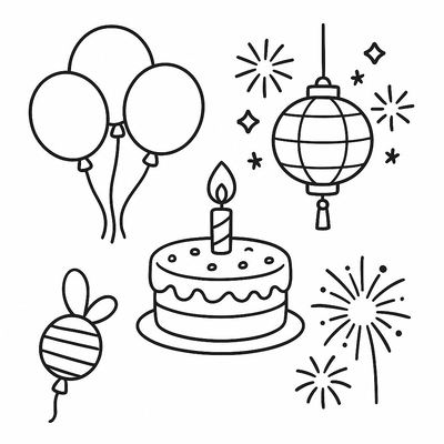 Cute Coloring Pages for Kids – Adorable Printable PDF Sheets