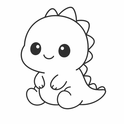 Cute Dinosaur Coloring Pages for Kids 2026 in Various Styles