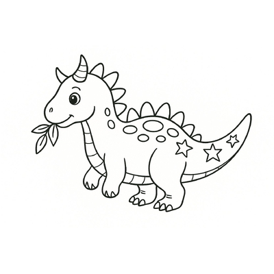 Cute Dinosaur Coloring Pages for Kids 2026 in Various Styles