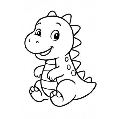 Cute Dinosaur Coloring Pages for Kids 2026 in Various Styles