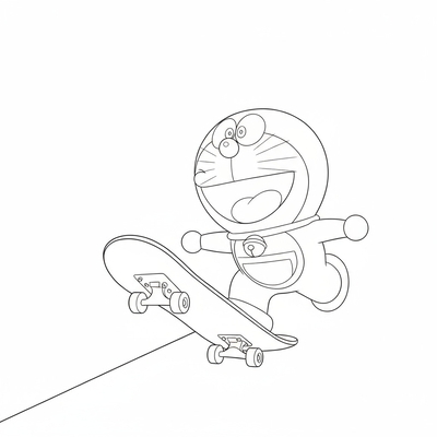 Cute Doraemon Coloring Pages in Various Styles Kids Love 2026