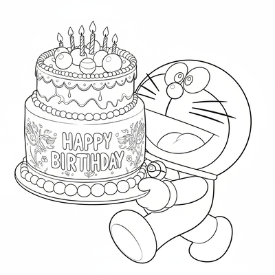 Cute Doraemon Coloring Pages in Various Styles Kids Love 2026