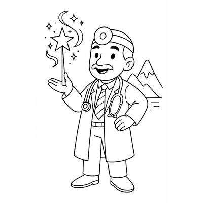 Doctor Coloring Pages for Kids 2026 – Free Printable PDF