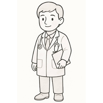 Doctor Coloring Pages for Kids 2026 – Free Printable PDF