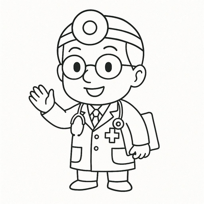 Doctor Coloring Pages for Kids 2026 – Free Printable PDF