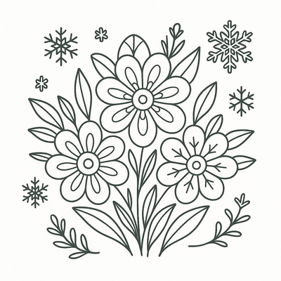 Flower Coloring Pages 2026 – Diverse and Adorable Designs for Kids