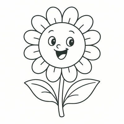 Flower Coloring Pages 2026 – Diverse and Adorable Designs for Kids