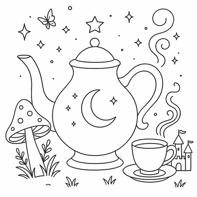 Household Items Coloring Pages for Kids 2026 - PDF