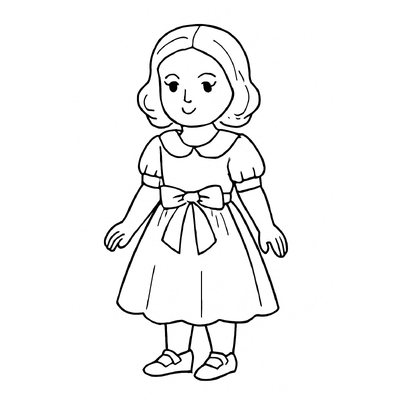 Paper Doll Coloring Pages 2026 Kids Will Absolutely Love
