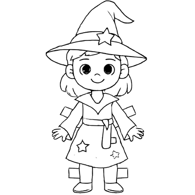 Paper Doll Coloring Pages 2026 Kids Will Absolutely Love