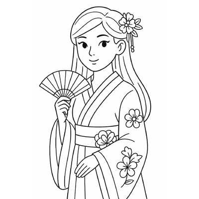 Princess Coloring Pages for Kids – Beautiful and Adorable Designs