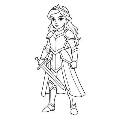 Princess Coloring Pages for Kids – Beautiful and Adorable Designs