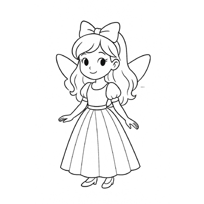 Princess Coloring Pages for Kids – Beautiful and Adorable Designs