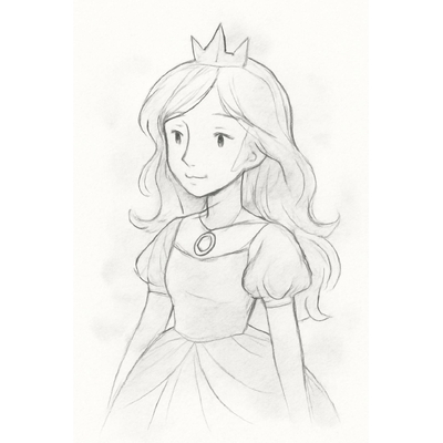 Princess Coloring Pages for Kids – Beautiful and Adorable Designs