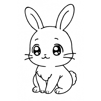 Rabbit Coloring Pages for Kids – Easy-to-Download PDF Sheets