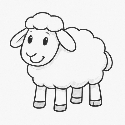 Sheep Coloring Pages for Kids 2026 – Easy-to-Download PDF Sheets