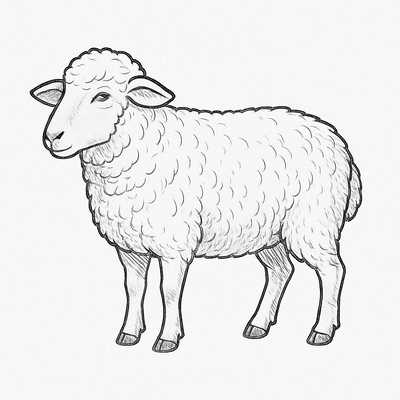 Sheep Coloring Pages for Kids 2026 – Easy-to-Download PDF Sheets