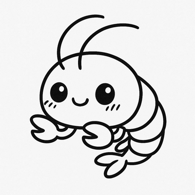 Shrimp Coloring Pages for Kids 2026 – Easy-to-Download PDF Sheets