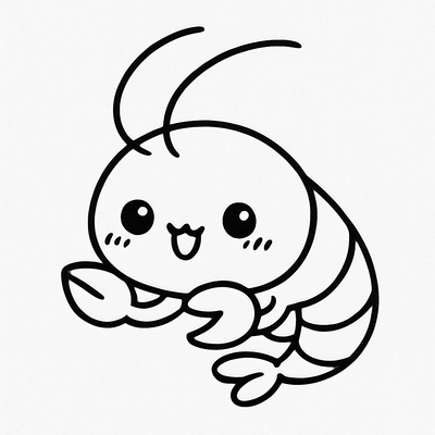 Shrimp Coloring Pages for Kids 2026 – Easy-to-Download PDF Sheets