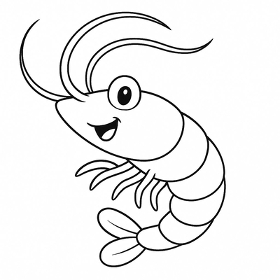 Shrimp Coloring Pages for Kids 2026 – Easy-to-Download PDF Sheets