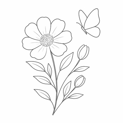 Simple Coloring Pages for Kids 2026 - PDF Coloring Sheets