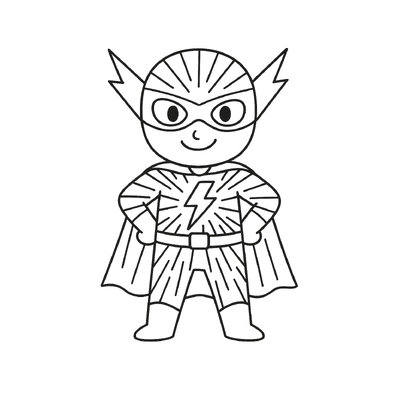 Superhero Coloring Pages for Kids to Boost Brain Development 2026
