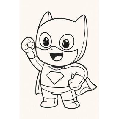 Superhero Coloring Pages for Kids to Boost Brain Development 2026