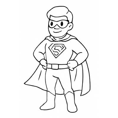 Superhero Coloring Pages for Kids to Boost Brain Development 2026