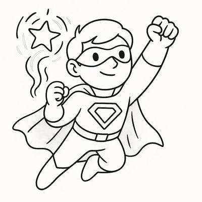 Superhero Coloring Pages for Kids to Boost Brain Development 2026