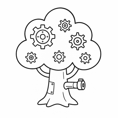 Tree Coloring Pages for Kids 2026 – Easy-to-Download PDF Sheets