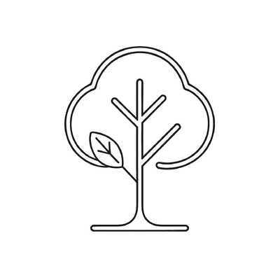 Tree Coloring Pages for Kids 2026 – Easy-to-Download PDF Sheets