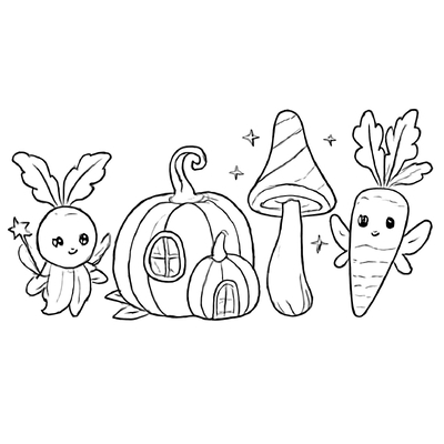 Vegetable Coloring Pages for Kids 2026 - PDF Coloring Sheets