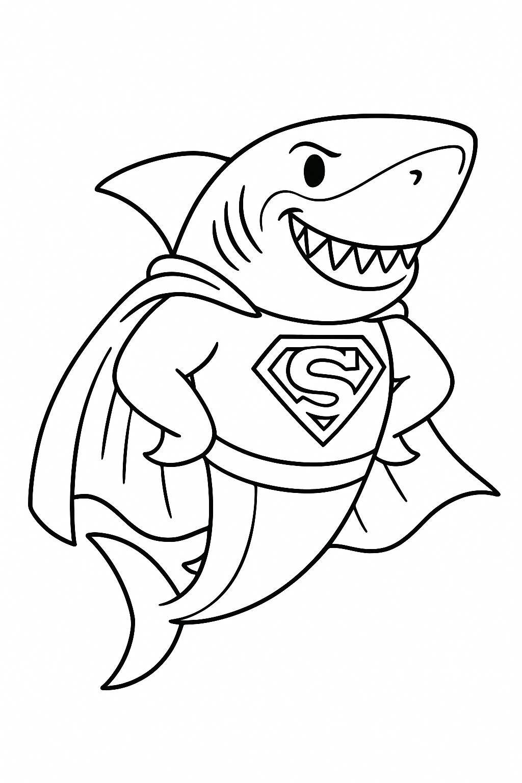 Superhero Shark