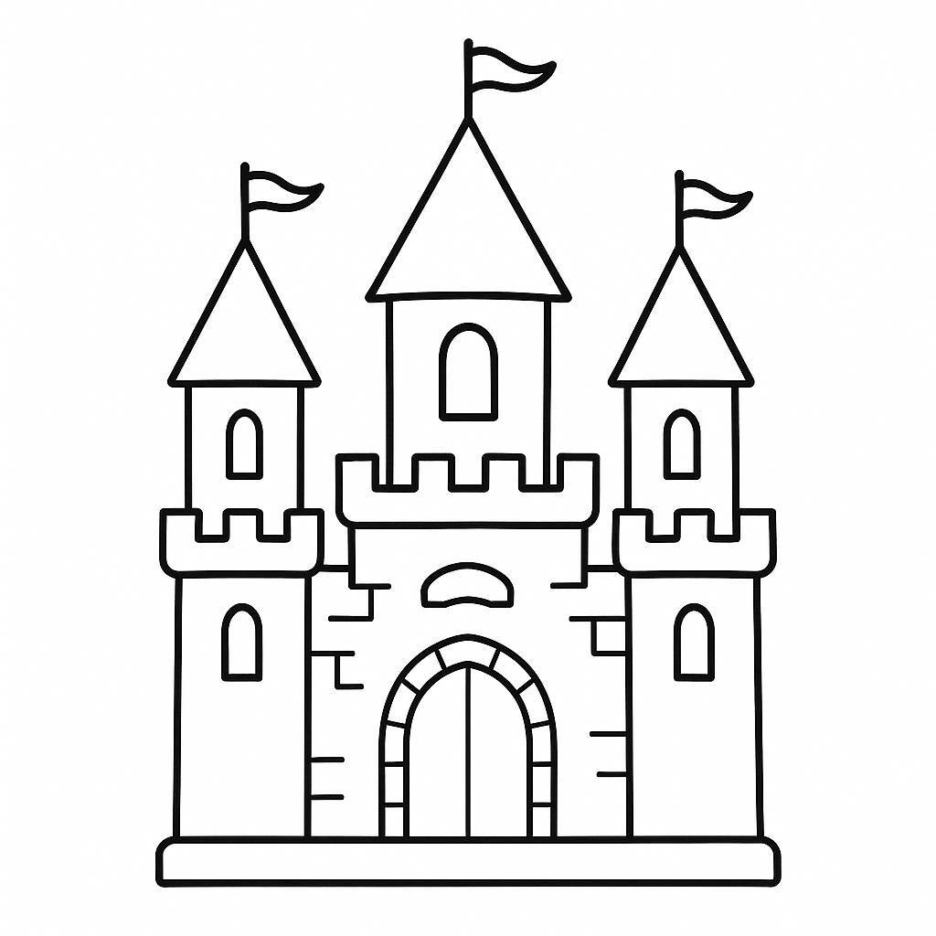 Coloring Castle Toy