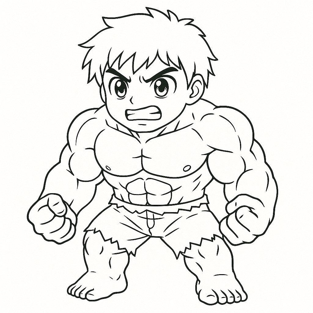 Anime-Style Hulk