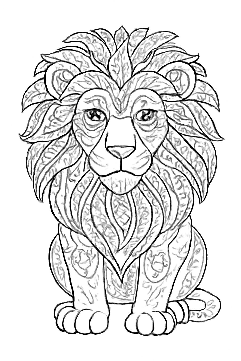 Artistic Lion