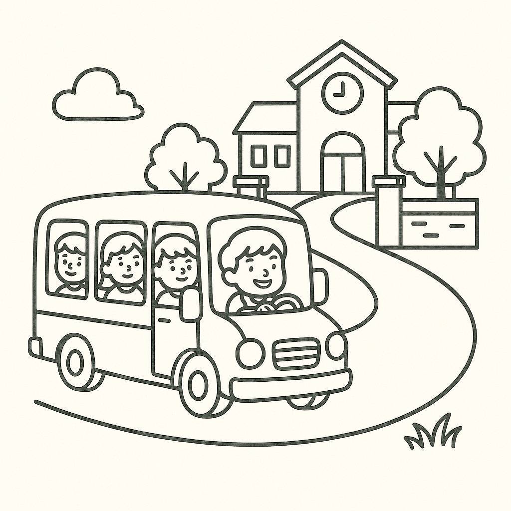 School Bus Arrival