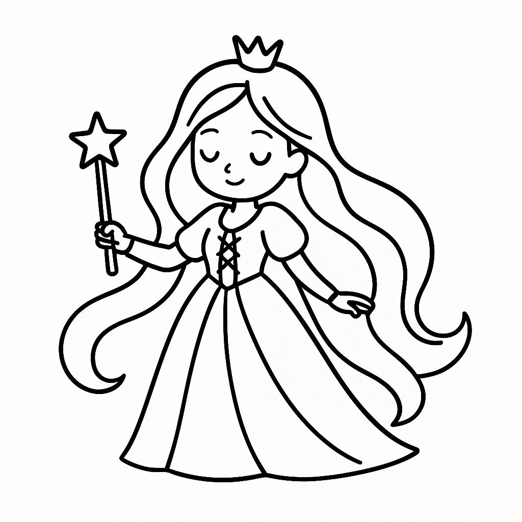 Magical Cloud-Haired Princess