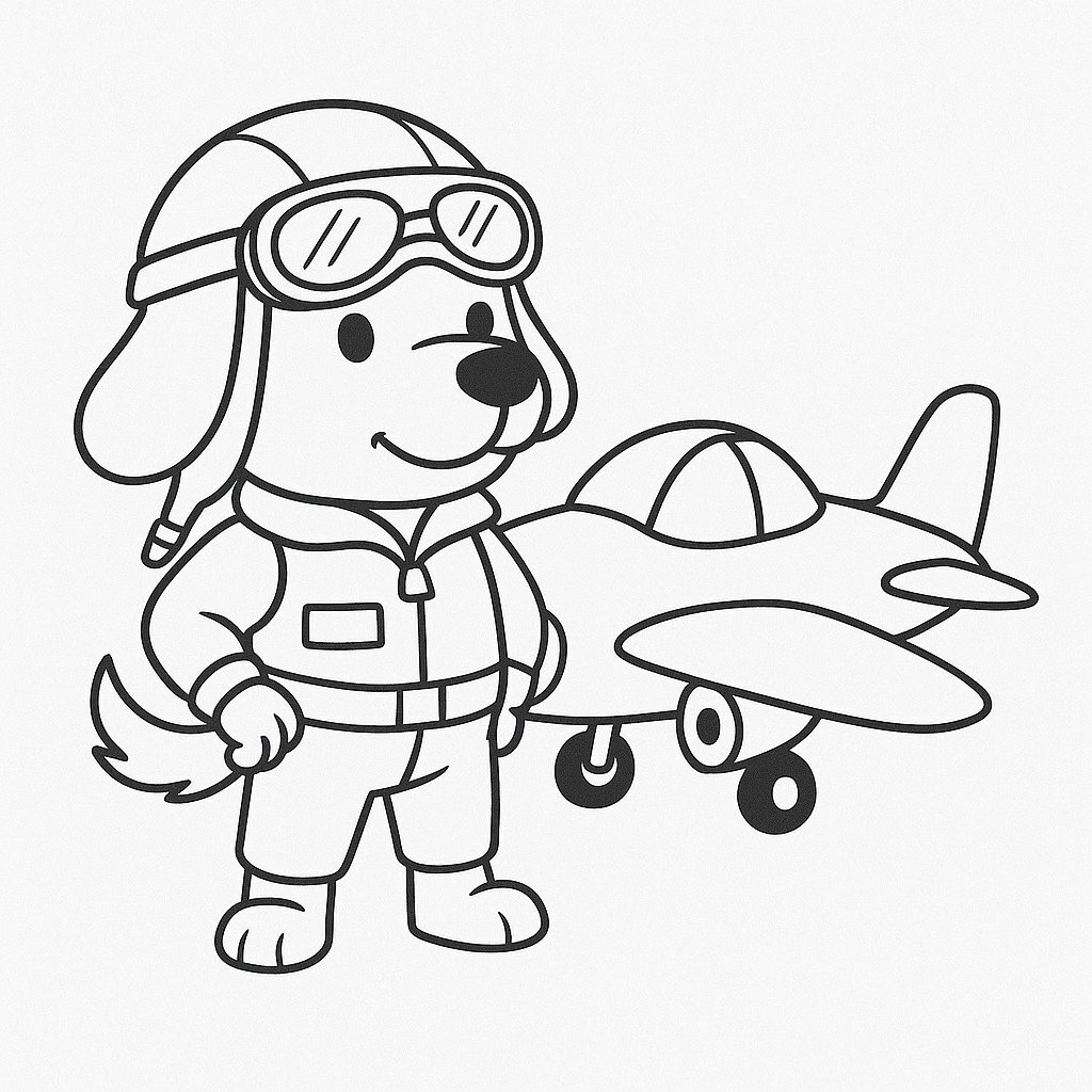 Rescue Pilot Dog