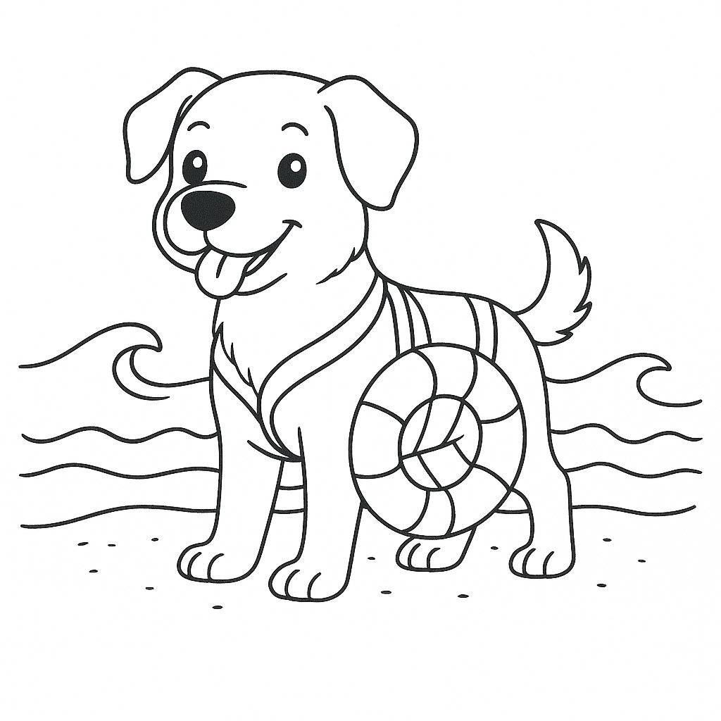 Beach Rescue Dog