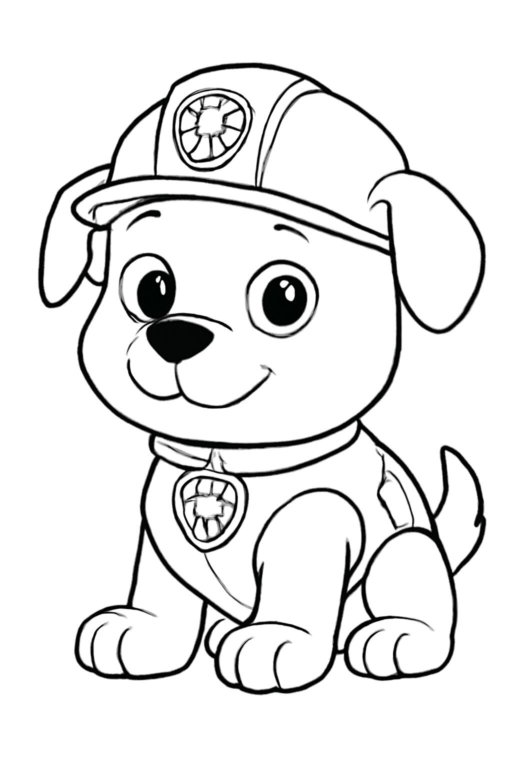 Cartoon Rescue Dog