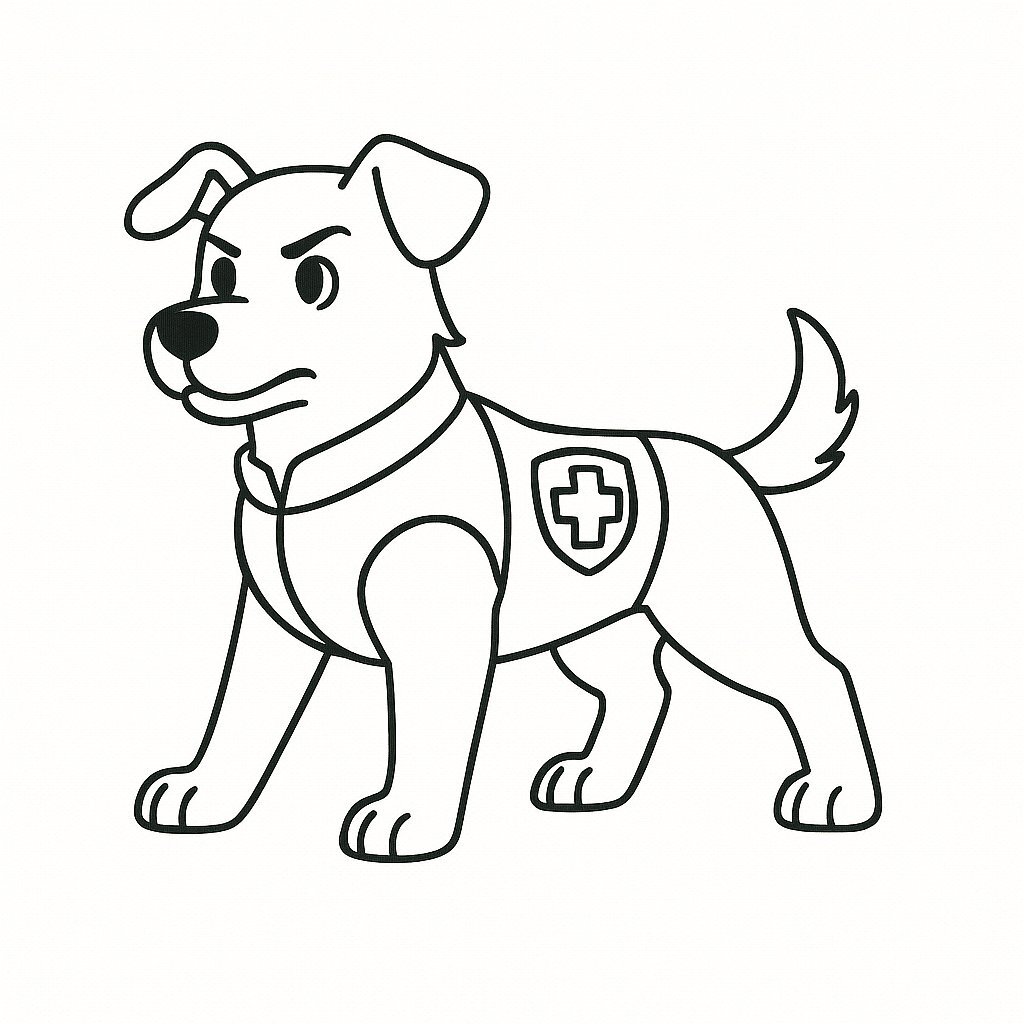 Heroic Rescue Dog