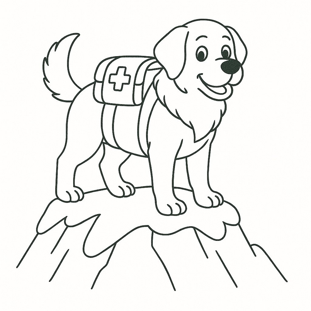 Mountain Rescue Dog