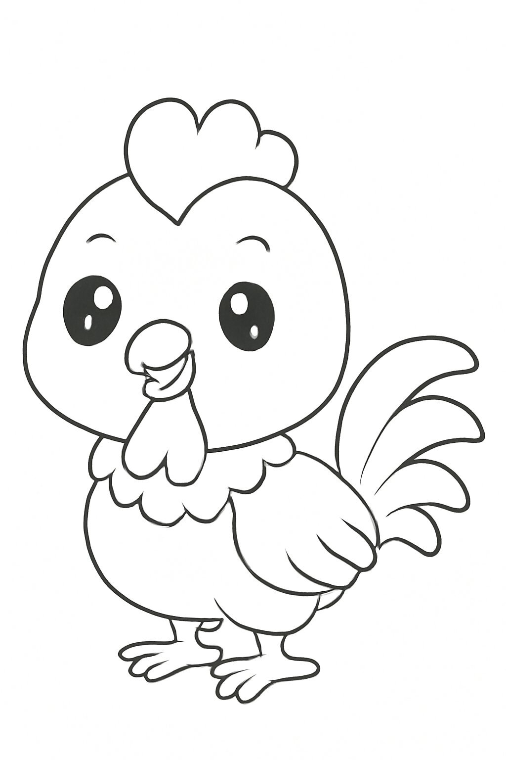 Cartoon Rooster