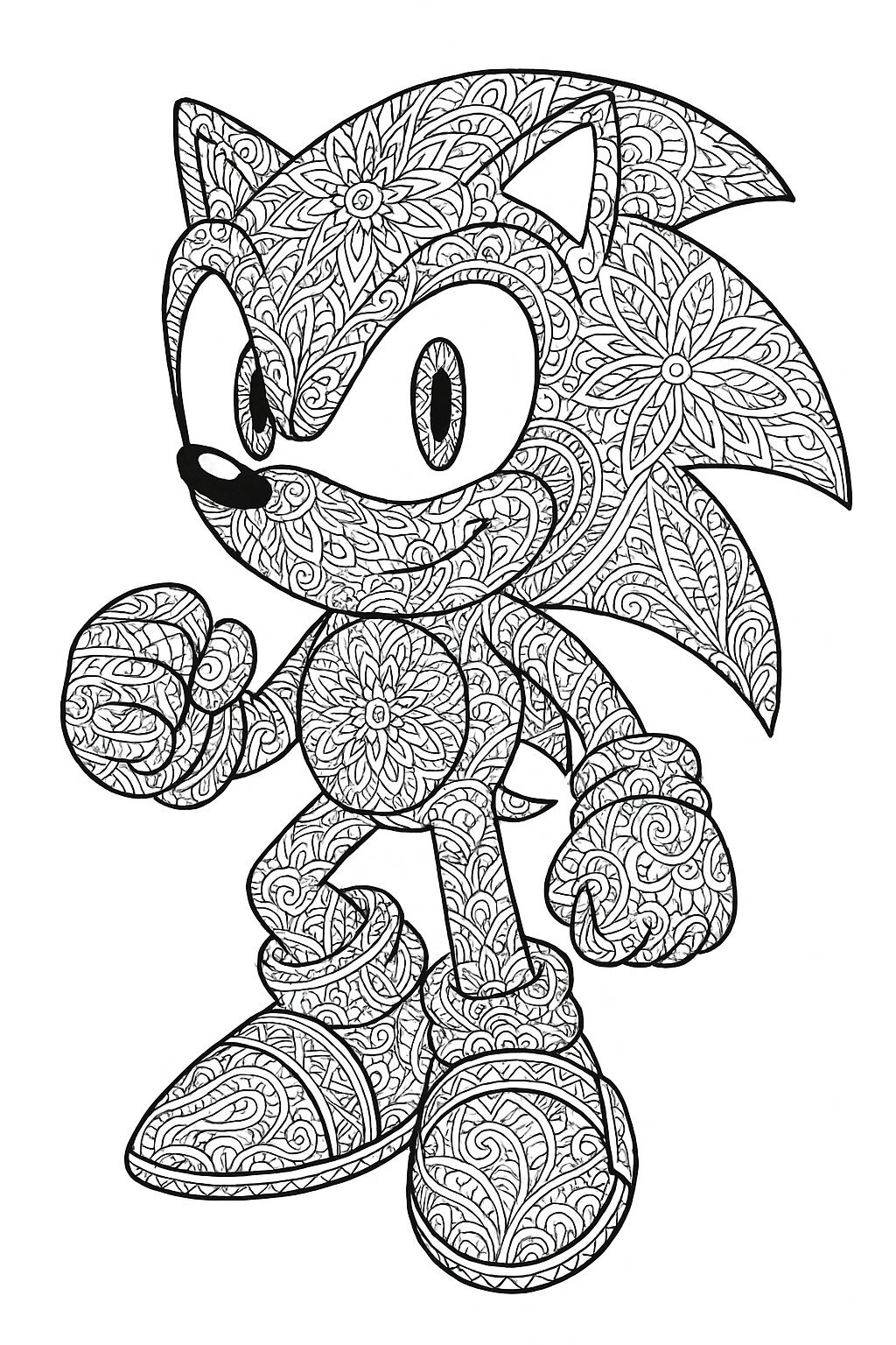 Zentangle-Style Sonic