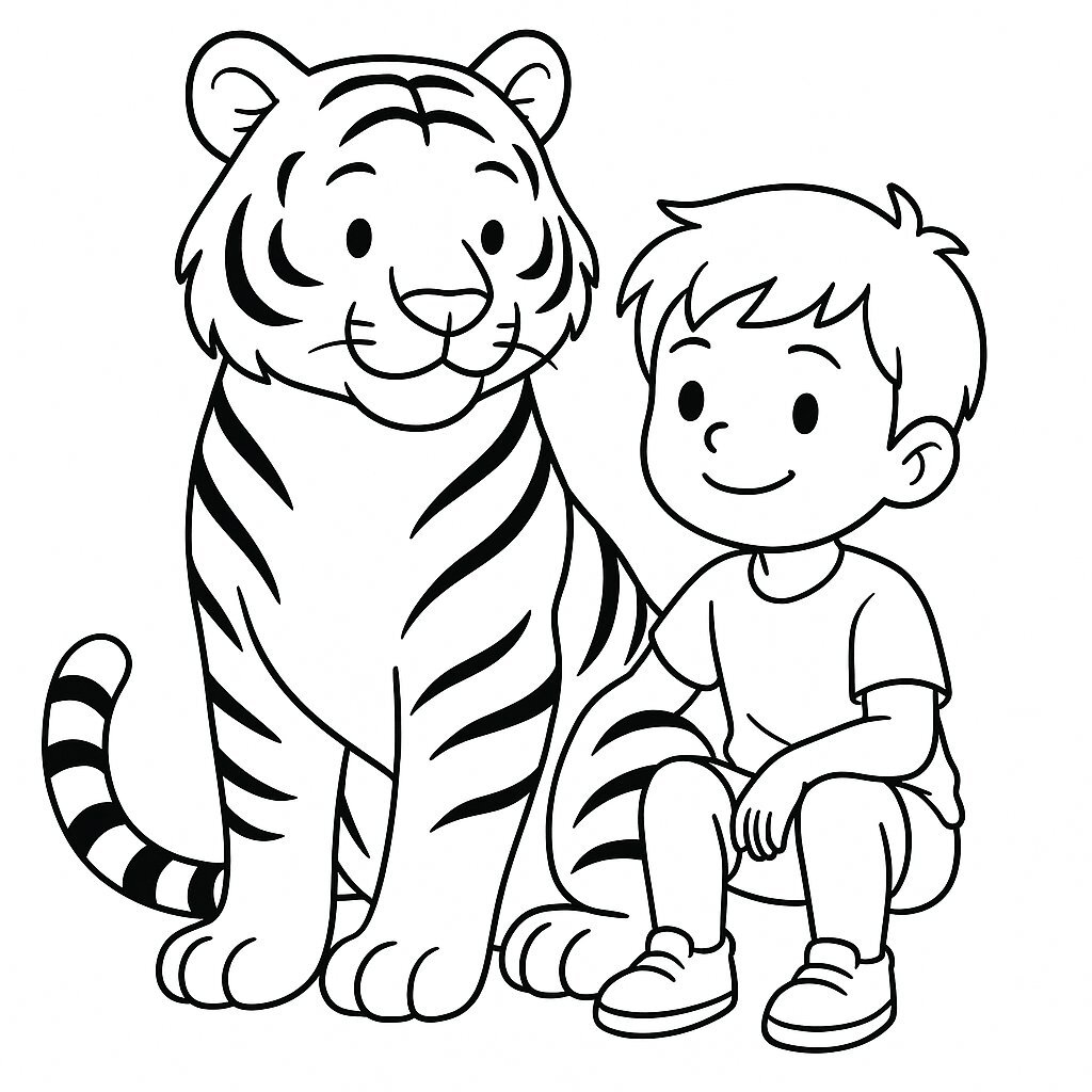 Tiger and Boy