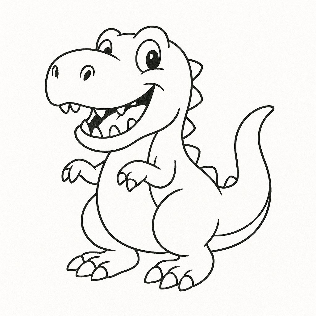 Cartoon Tyrannosaurus Rex