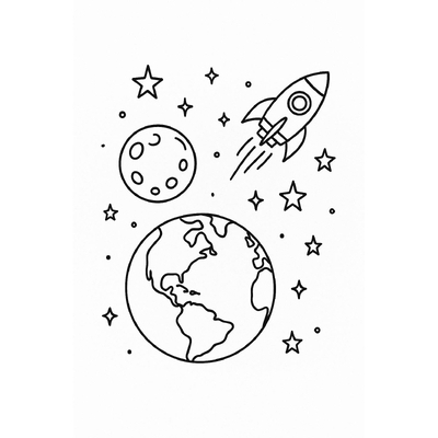Beautiful Earth Coloring Pages for Kids 2026 - Creative and Educational